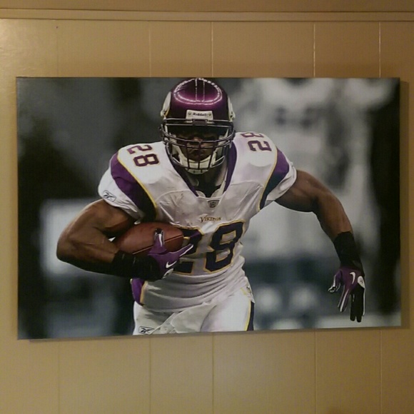 35.5x23.5 canvas picture. Adrian Peterson