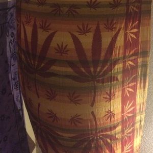 weed leaf tapestry