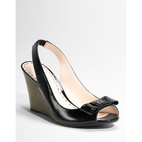 Coach Cassidy Black Wedges