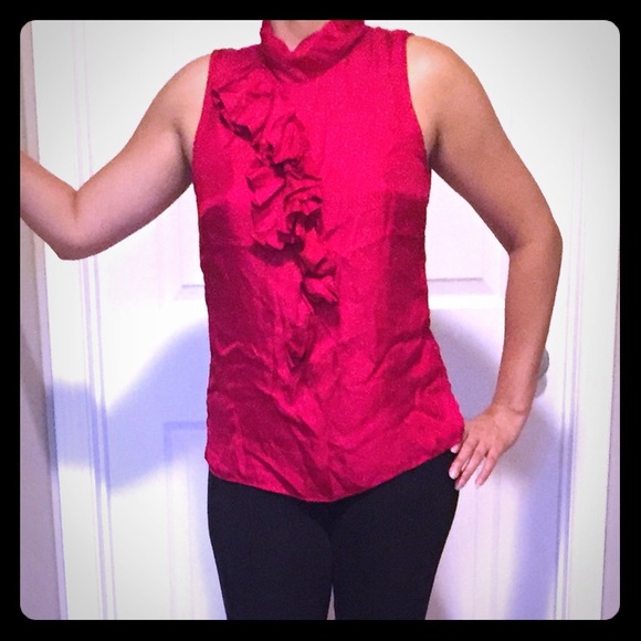 SOLD-Moda International Red Top