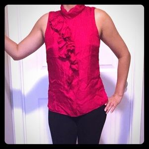 SOLD-Moda International Red Top