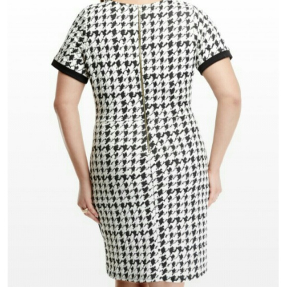 Fashion to Figure Houndstooth Dress - Picture 2 of 4