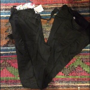 XS Tall Koi black scrubs