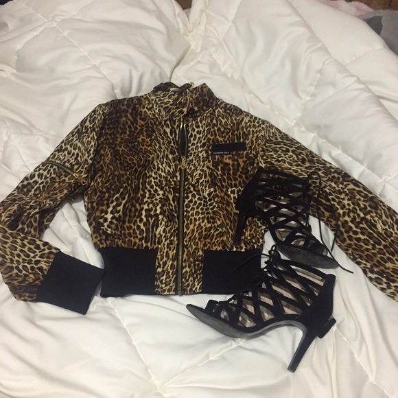 Members Only Jackets & Blazers - Leopard print members only jacket