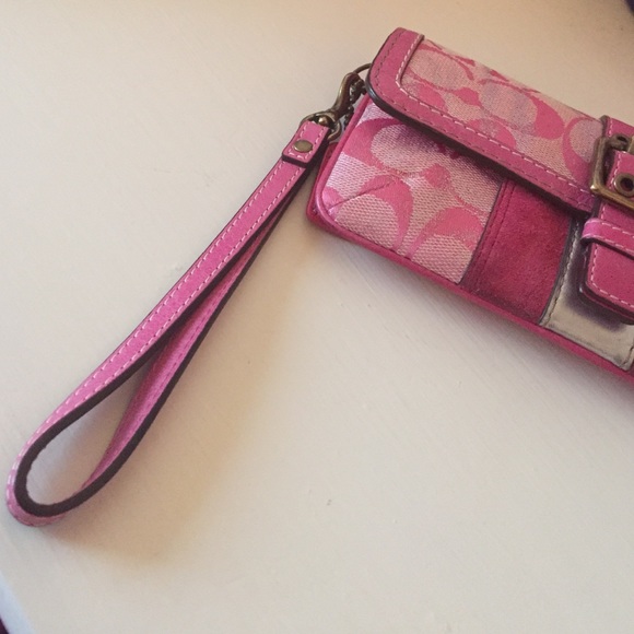 Coach wallet/wristlet in signature canvas - Picture 3 of 3