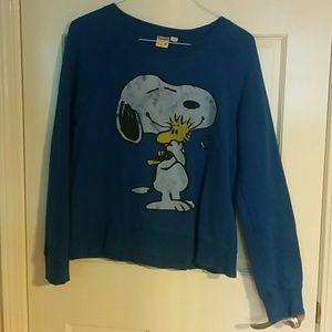 Blue Snoopy sweater