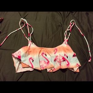 Victoria secret flamingo bathing suit top