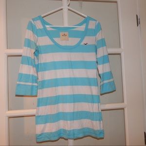 Hollister Striped Scoop Neck