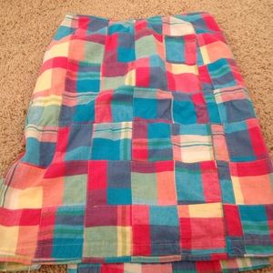 Cape Madras patchwork skirt 4