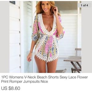 Women's summer romper.  SML