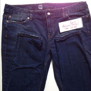 Women's Mossimo curvy skinny jeans size 16 long