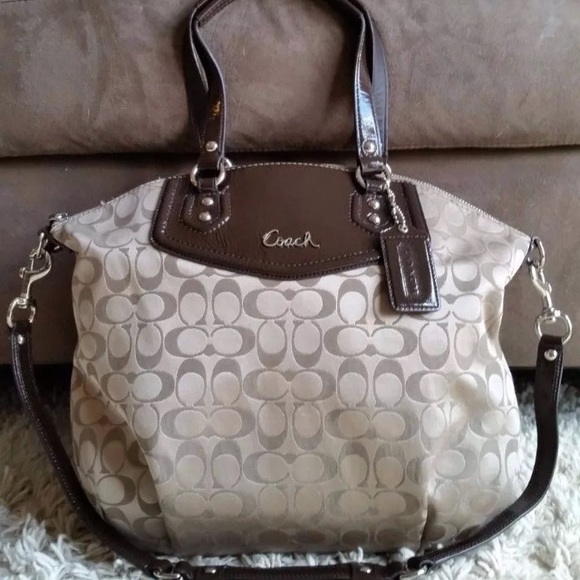 Coach Ashley Signature Khaki/Mahaogany