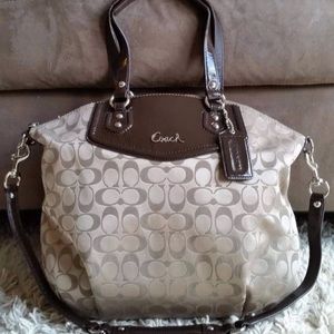 Coach Ashley Signature Khaki/Mahaogany