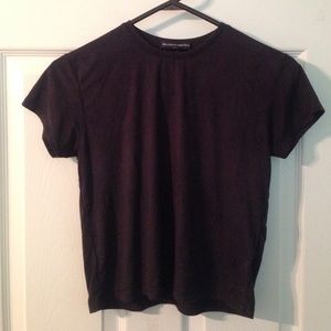 -SOLD- Brandy Melville Super Soft Suede Top