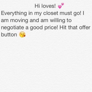 EVERYTHING MUST GO!!