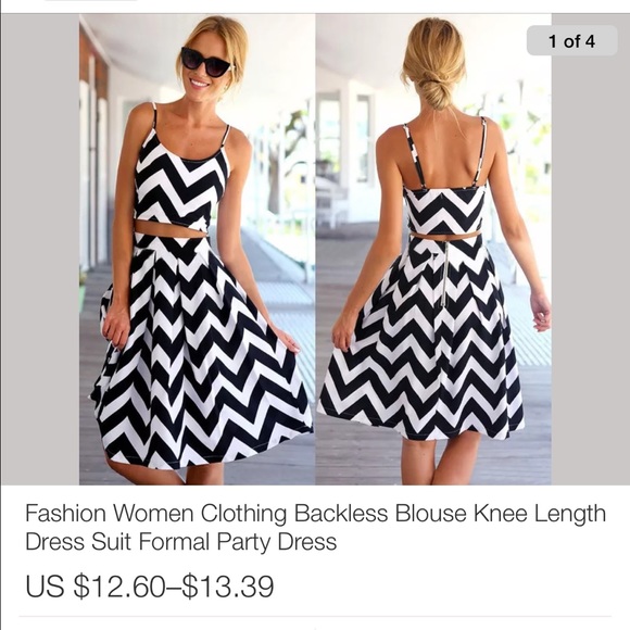 Women's Summer Crop top & Skirt Set SML
