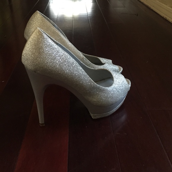 Glittery high heels