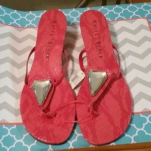 White house black market  flip flops