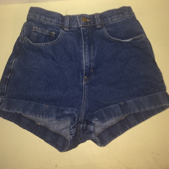 AA high waisted denim shorts
