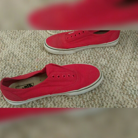 Red vans - listing  for someone