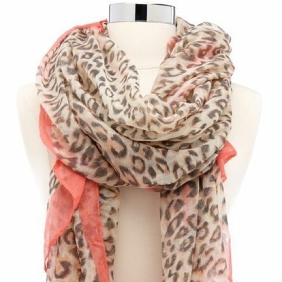 Charlotte Russe leopard scarf