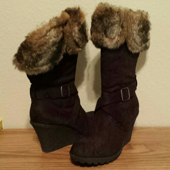 Cute wedge winter boots - Picture 2 of 4