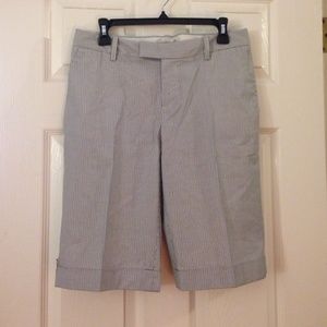 Banana republic NWT pinstripe bermuda shorts
