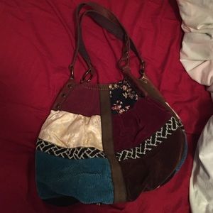 Lucky brand patchwork handbag