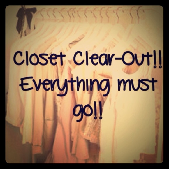 Closet clean out!!!!!