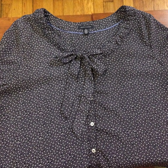 Blouse with bow tie NWOT
