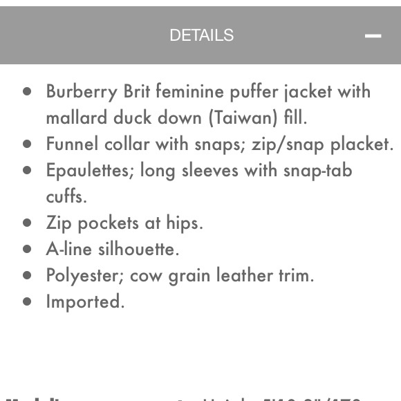 Burberry Brit puffer jacket - Picture 4 of 4