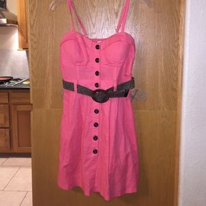 Coral summer dress