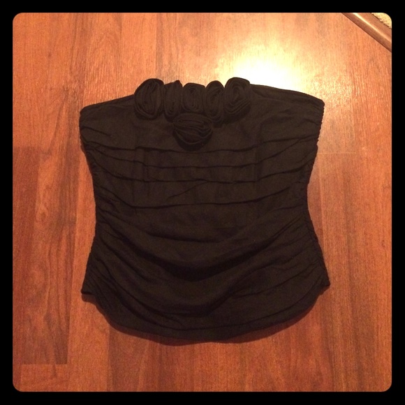 Black Bustier Top - Arden B - Size M