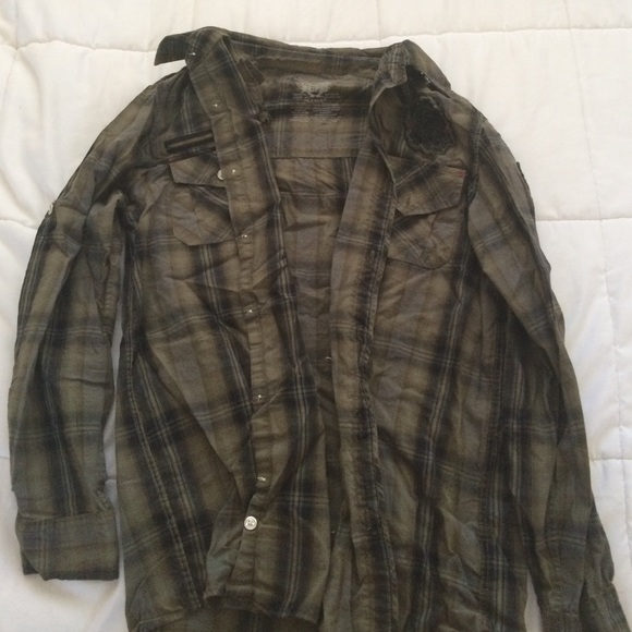 🚫TRADED🚫 green flannel