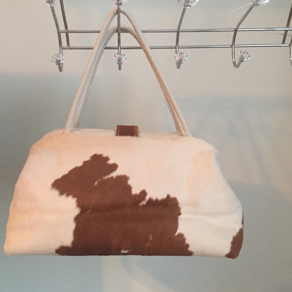 Structured cow hide purse - Picture 2 of 4