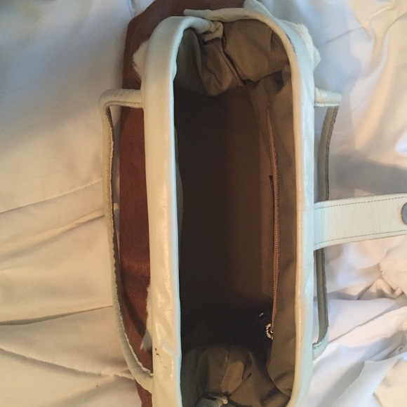 Structured cow hide purse - Picture 3 of 4