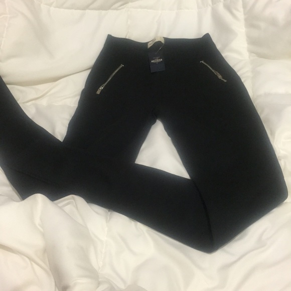 Hollister Pants - Hollister high waist leggings with zippers