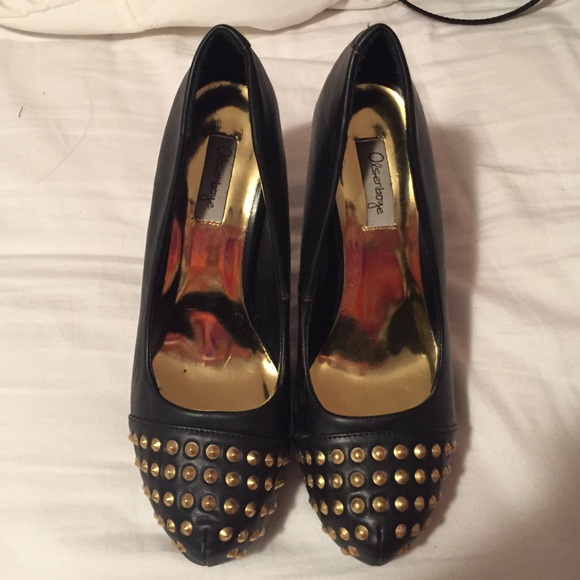 Studded high heals