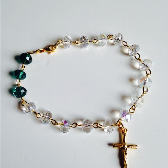 Swarovski crystals custom made bracelet