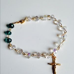 Swarovski crystals custom made bracelet