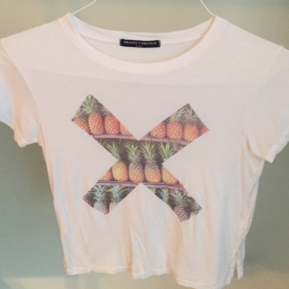 Brandy Melville pineapple crop top