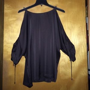 Michael Kors chocolate brown blouse