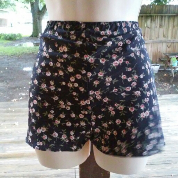 Pj set navy with flowers - Picture 2 of 3