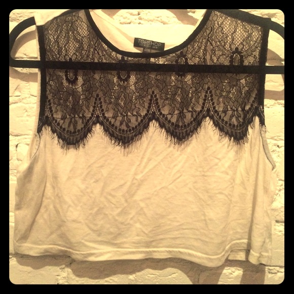 Lace crop top