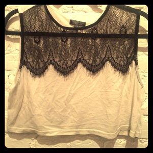 Lace crop top
