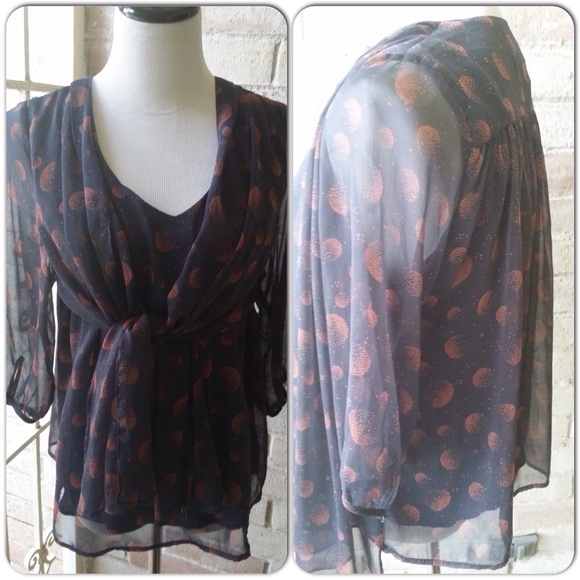 Anthropologie peasant top