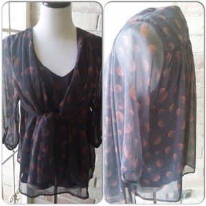 Anthropologie peasant top