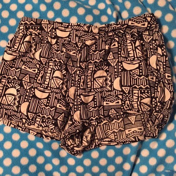 Aztec print shorts