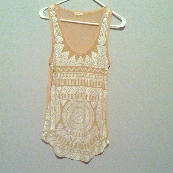 Sheer Art Deco Top
