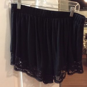 Band of Gypsies lace trim shorts